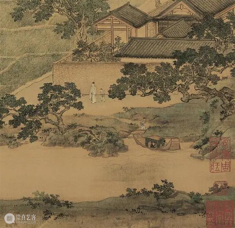 仇英的一幅画为何会有两副面孔？ 艺术财经 嘉德艺术中心 仇英 一幅画 面孔 浅绛山水 名作 嘉德 课程 书画 专家 尹光华 崇真艺客