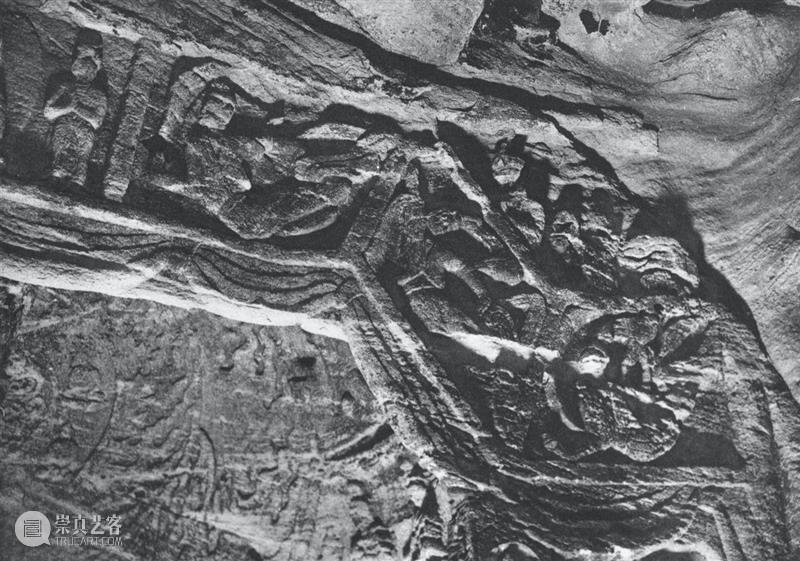 四十年代水野版云冈图集：第三窟 野版 云冈图集 外景 云冈石窟 山西省 大同市西 武周山南 东西 大小 洞窟 崇真艺客