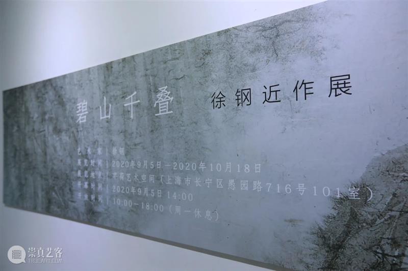 碧山千叠——徐钢近作展 开幕现场 碧山 徐钢 现场 近作展 上海 芊荷 艺术 空间 艺术家 媒体 崇真艺客