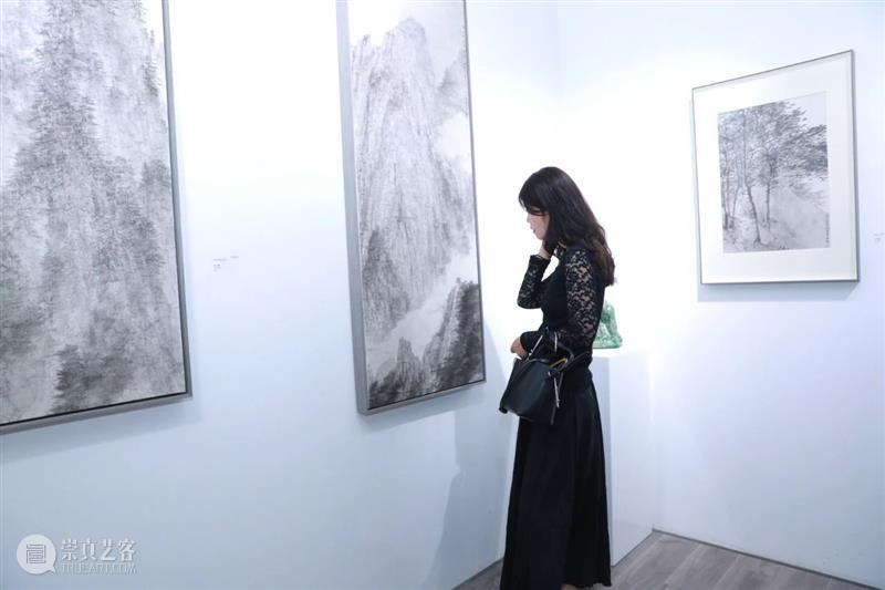 碧山千叠——徐钢近作展 开幕现场 碧山 徐钢 现场 近作展 上海 芊荷 艺术 空间 艺术家 媒体 崇真艺客