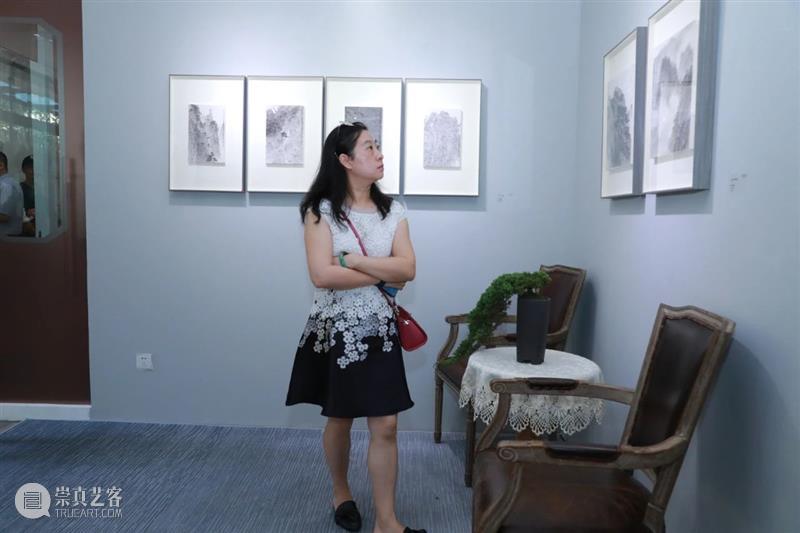 碧山千叠——徐钢近作展 开幕现场 碧山 徐钢 现场 近作展 上海 芊荷 艺术 空间 艺术家 媒体 崇真艺客