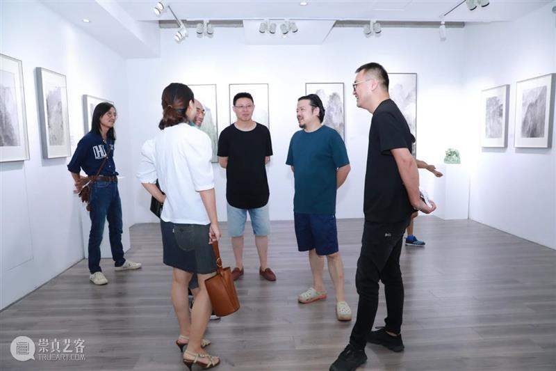 碧山千叠——徐钢近作展 开幕现场 碧山 徐钢 现场 近作展 上海 芊荷 艺术 空间 艺术家 媒体 崇真艺客