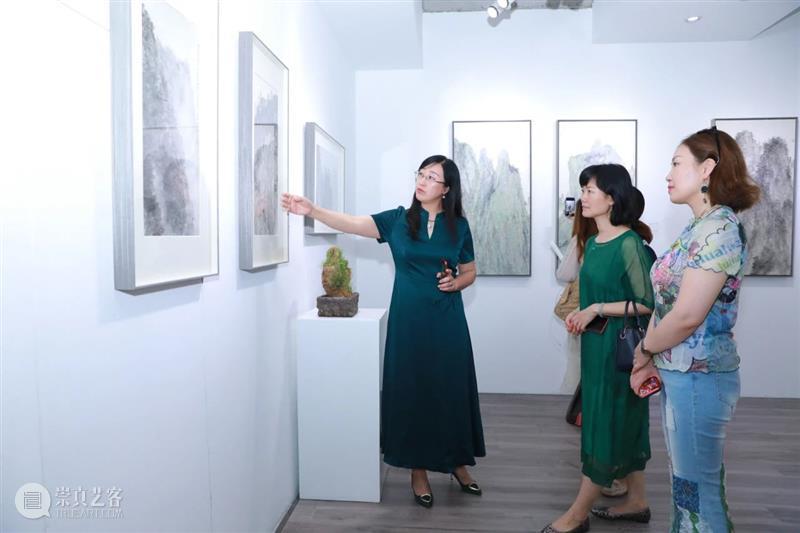 碧山千叠——徐钢近作展 开幕现场 碧山 徐钢 现场 近作展 上海 芊荷 艺术 空间 艺术家 媒体 崇真艺客