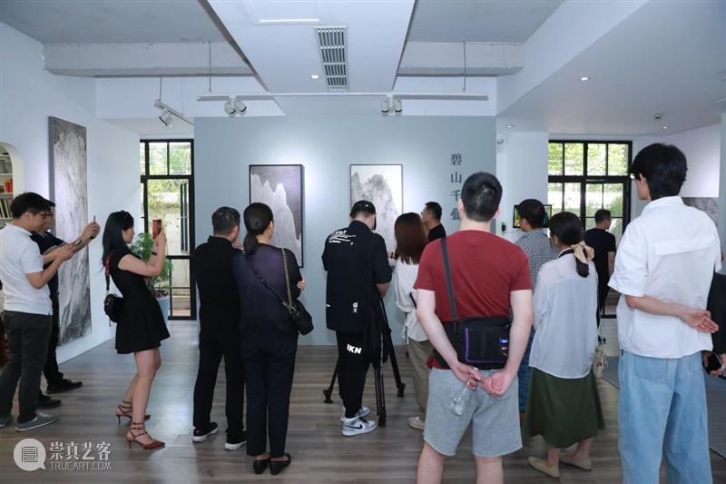 碧山千叠——徐钢近作展 开幕现场 碧山 徐钢 现场 近作展 上海 芊荷 艺术 空间 艺术家 媒体 崇真艺客