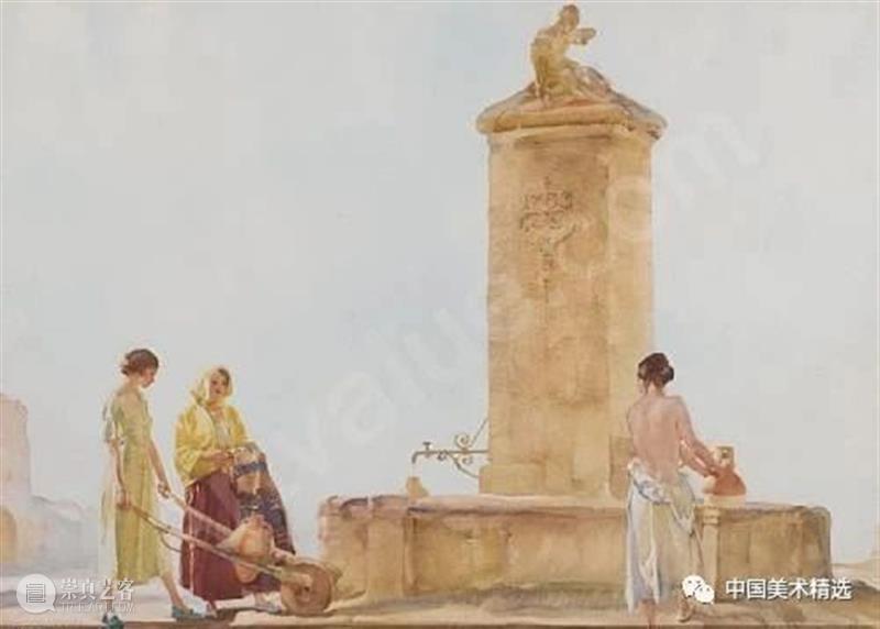 顶尖水彩大师的人体画作 水彩 人体 大师 画作 Flint 英国 画坛 盛誉 油画 蛋彩画 崇真艺客