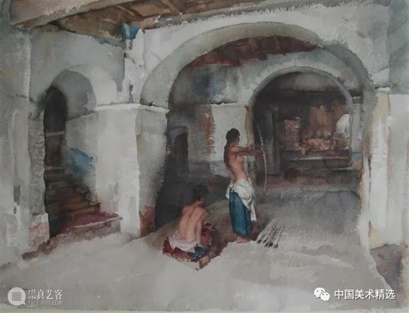 顶尖水彩大师的人体画作 水彩 人体 大师 画作 Flint 英国 画坛 盛誉 油画 蛋彩画 崇真艺客