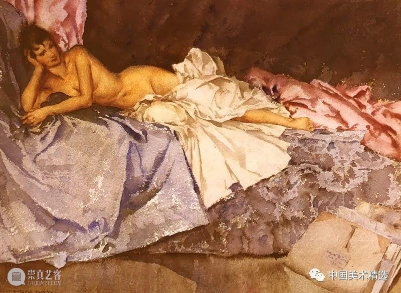 顶尖水彩大师的人体画作 水彩 人体 大师 画作 Flint 英国 画坛 盛誉 油画 蛋彩画 崇真艺客