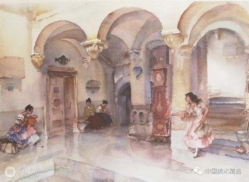 顶尖水彩大师的人体画作 水彩 人体 大师 画作 Flint 英国 画坛 盛誉 油画 蛋彩画 崇真艺客