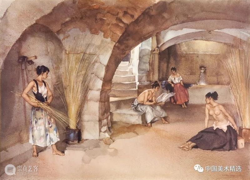 顶尖水彩大师的人体画作 水彩 人体 大师 画作 Flint 英国 画坛 盛誉 油画 蛋彩画 崇真艺客