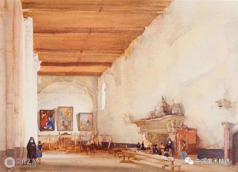 顶尖水彩大师的人体画作 水彩 人体 大师 画作 Flint 英国 画坛 盛誉 油画 蛋彩画 崇真艺客