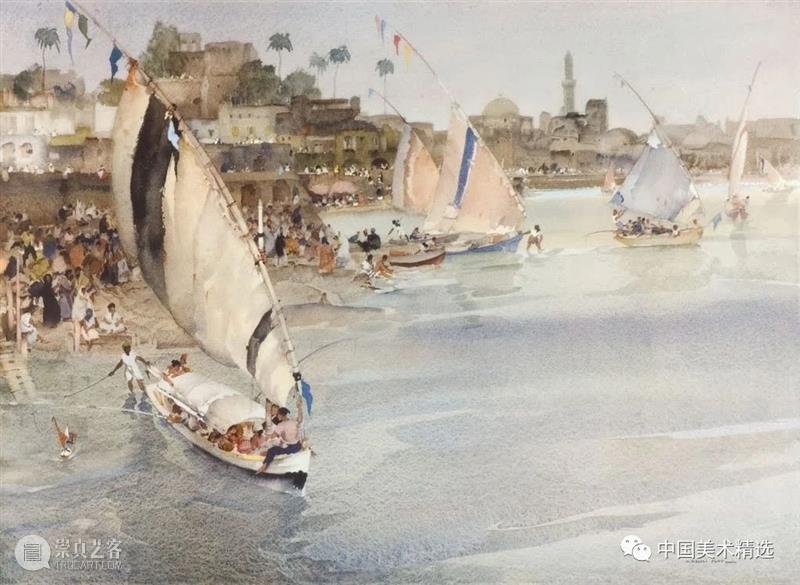 顶尖水彩大师的人体画作 水彩 人体 大师 画作 Flint 英国 画坛 盛誉 油画 蛋彩画 崇真艺客