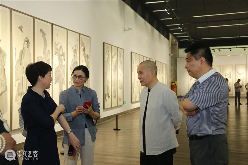 “金陵大咖——周京新画展”今日在金陵美术馆“低调”开展 金陵美术馆 金陵 大咖 周京新 画展 现场 南京书画院 先生 要求 开幕式 崇真艺客