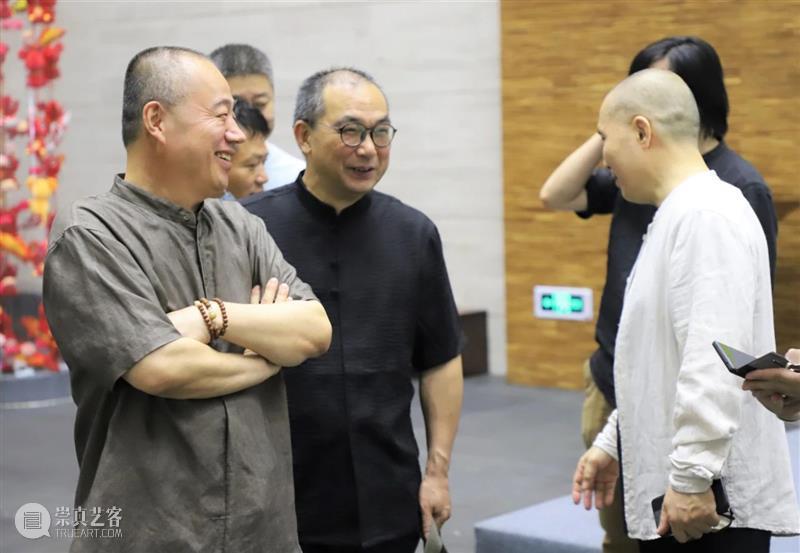 “金陵大咖——周京新画展”今日在金陵美术馆“低调”开展 金陵美术馆 金陵 大咖 周京新 画展 现场 南京书画院 先生 要求 开幕式 崇真艺客