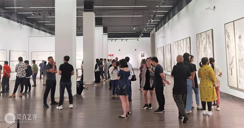 “金陵大咖——周京新画展”今日在金陵美术馆“低调”开展 金陵美术馆 金陵 大咖 周京新 画展 现场 南京书画院 先生 要求 开幕式 崇真艺客