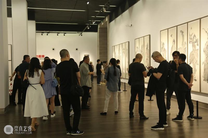 “金陵大咖——周京新画展”今日在金陵美术馆“低调”开展 金陵美术馆 金陵 大咖 周京新 画展 现场 南京书画院 先生 要求 开幕式 崇真艺客