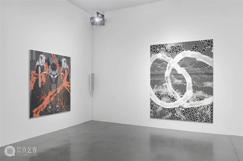 伦敦｜展览现场｜托比·齐格勒:铝塑板与油画作品的重叠。 伦敦 托比 齐格勒 油画 作品 铝塑板 现场 Lee 画廊 艺术家 崇真艺客