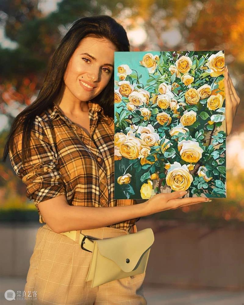 好适合圣诞节的手绘作品，森林、天空、湖泊真的棒！ 作品 森林 天空 湖泊 END 崇真艺客