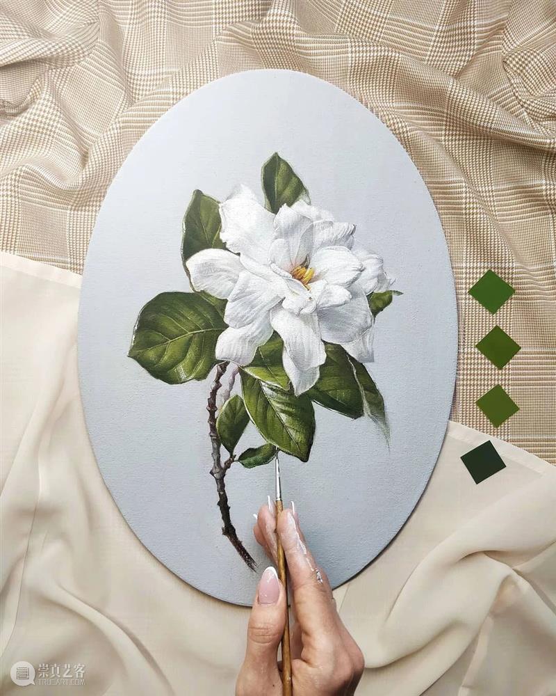 好适合圣诞节的手绘作品，森林、天空、湖泊真的棒！ 作品 森林 天空 湖泊 END 崇真艺客