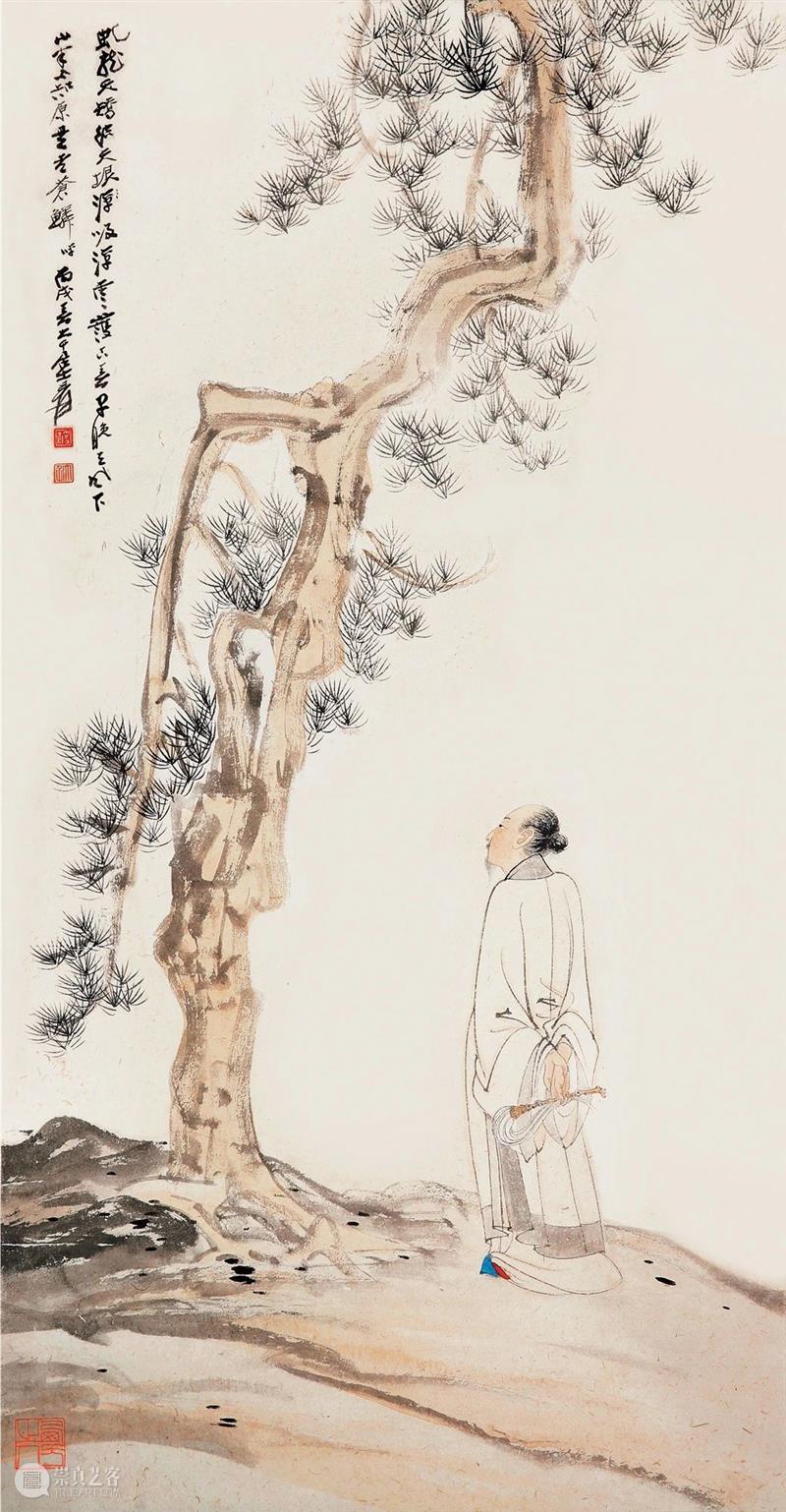 敬华春拍丨南张北溥：画坛传奇与旧时王孙 画坛 南张北溥 王孙 敬华春 传奇 旧时 敬华 艺术品 艺术 空间 崇真艺客