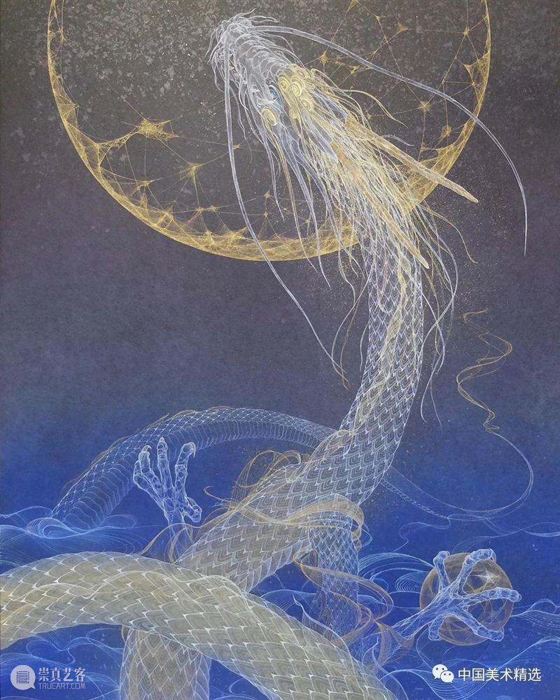 薄如蝉翼的空灵之美 蝉翼 日本 船桥 插画 小林 kobayashi 东京艺术大学 笔下 作品 梦幻 崇真艺客