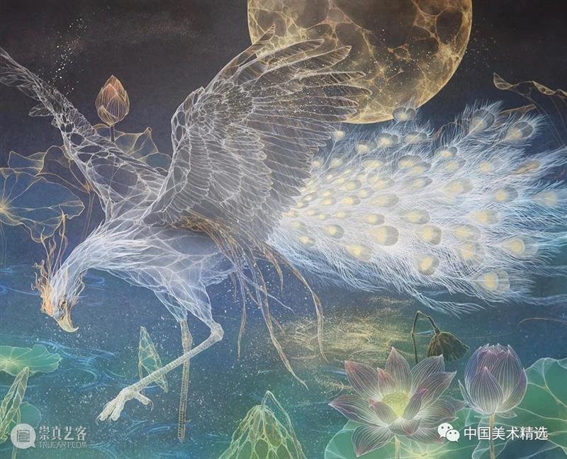 薄如蝉翼的空灵之美 蝉翼 日本 船桥 插画 小林 kobayashi 东京艺术大学 笔下 作品 梦幻 崇真艺客