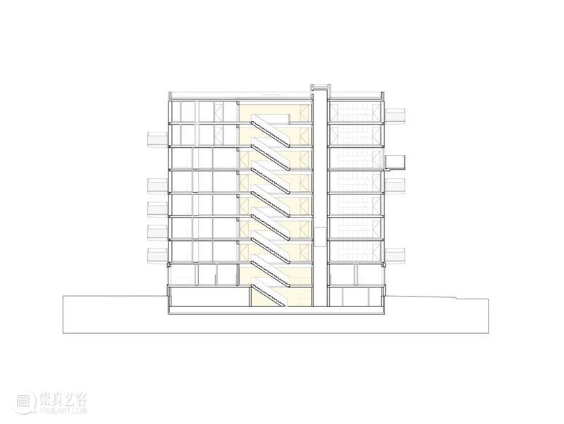 ‘张牙舞爪’的阳台，Paul-Zobel柏林公寓 / Heide & Von Beckerath 阳台 Paul 柏林公寓 Alberts公寓 柏林利希腾伯格区 住宅 综合体 城市 密度 态势 崇真艺客