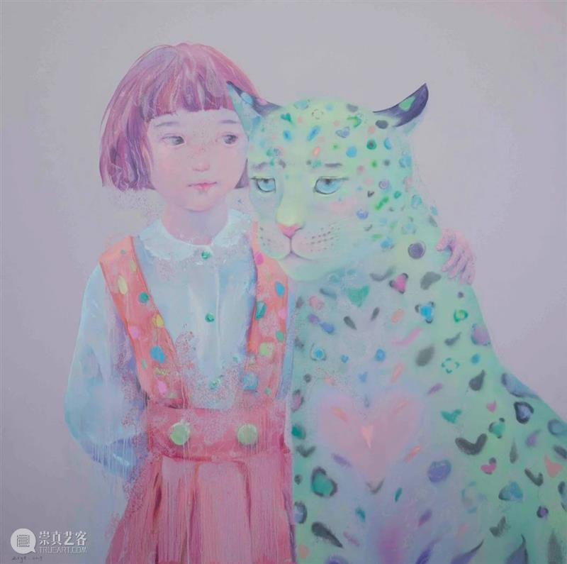 张子叶 ｜ 动物习性 张子叶 动物 习性 Zhang 模样.58 布面 油画 作品 观者 视觉 崇真艺客