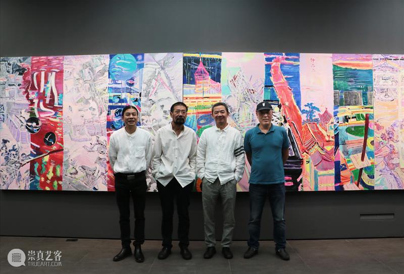 “谁的手指？指向哪里？——焦小健新作展”开幕式全记录 手指 焦小健 新作展 开幕式 艺术 杭州人可艺术中心 帷幕 同济大学 中国美术学院 教授 崇真艺客