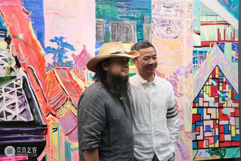 “谁的手指？指向哪里？——焦小健新作展”开幕式全记录 手指 焦小健 新作展 开幕式 艺术 杭州人可艺术中心 帷幕 同济大学 中国美术学院 教授 崇真艺客