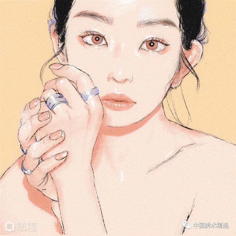 灵动俊美，抱走当头像辽 头像 素材 面孔 egg tarty 人像 插画 作品 往期 好文 崇真艺客