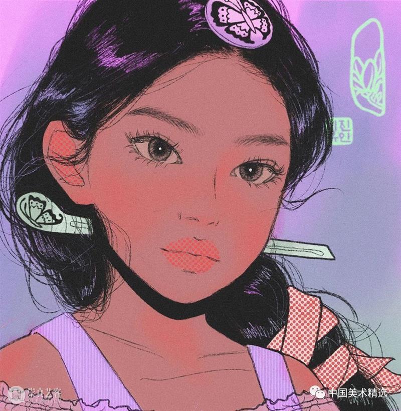 灵动俊美，抱走当头像辽 头像 素材 面孔 egg tarty 人像 插画 作品 往期 好文 崇真艺客