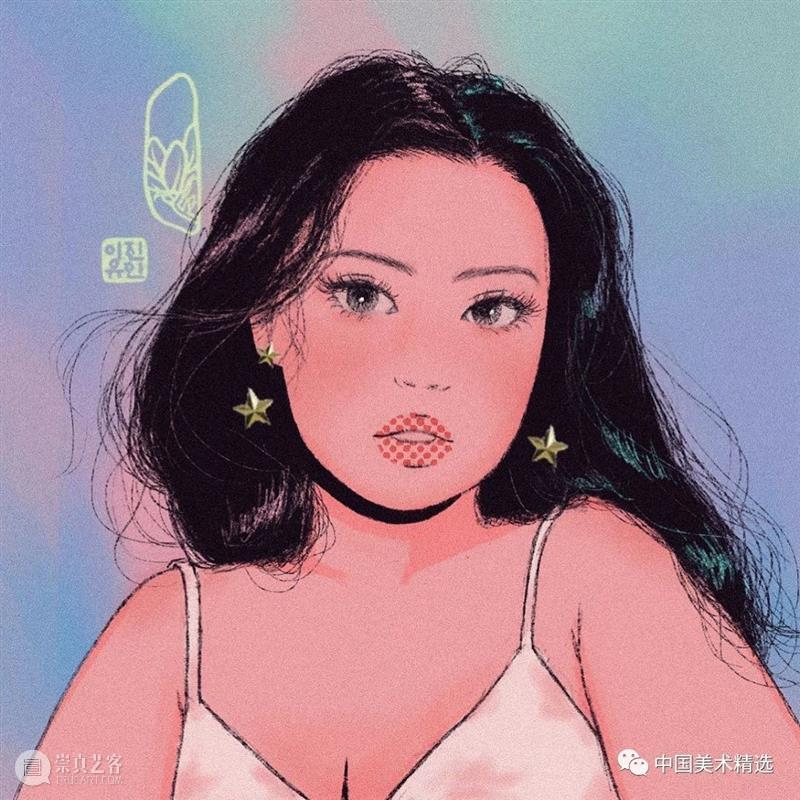 灵动俊美，抱走当头像辽 头像 素材 面孔 egg tarty 人像 插画 作品 往期 好文 崇真艺客
