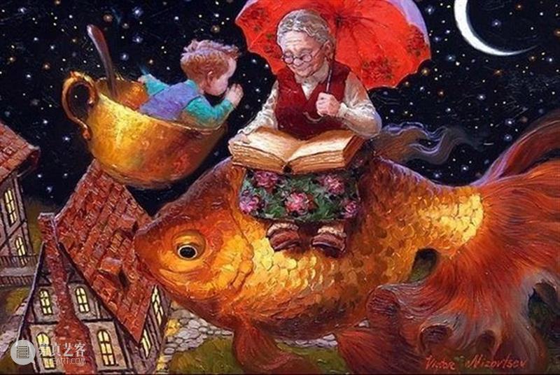 绘画丨俄罗斯油画家的童话世界：愿你永远是个孩子！ 俄罗斯 童话世界 绘画 油画家 孩子 上方 中国舞台美术学会 右上 星标 本文 崇真艺客