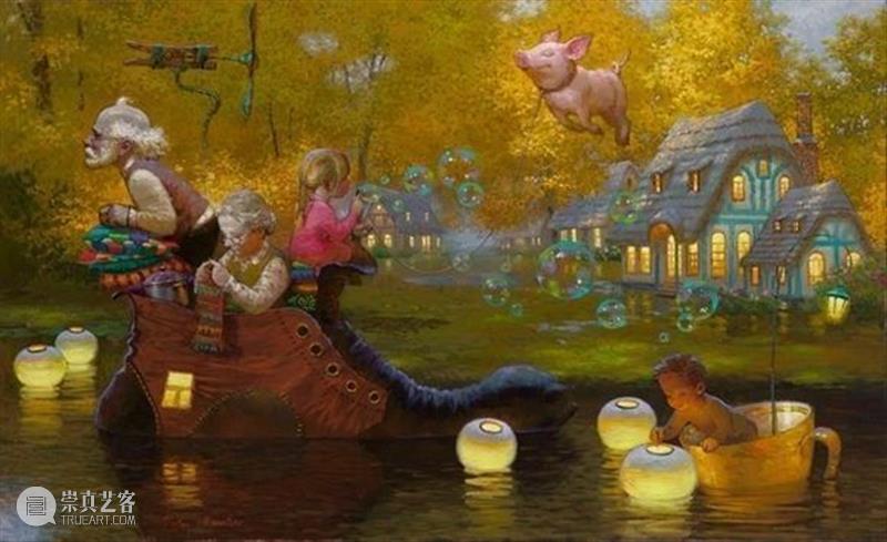 绘画丨俄罗斯油画家的童话世界：愿你永远是个孩子！ 俄罗斯 童话世界 绘画 油画家 孩子 上方 中国舞台美术学会 右上 星标 本文 崇真艺客