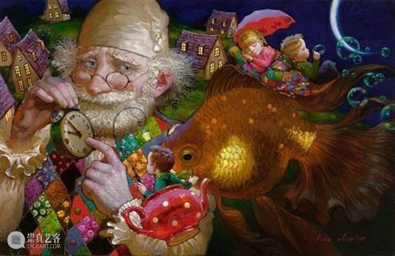 绘画丨俄罗斯油画家的童话世界：愿你永远是个孩子！ 俄罗斯 童话世界 绘画 油画家 孩子 上方 中国舞台美术学会 右上 星标 本文 崇真艺客