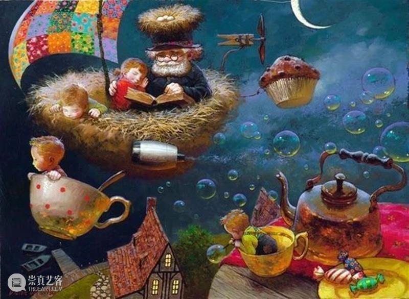 绘画丨俄罗斯油画家的童话世界：愿你永远是个孩子！ 俄罗斯 童话世界 绘画 油画家 孩子 上方 中国舞台美术学会 右上 星标 本文 崇真艺客