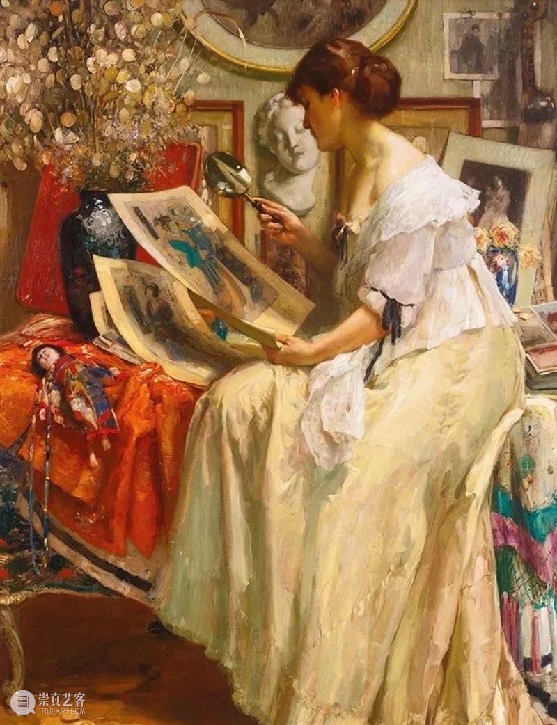 和谐色调，超级美的古典油画艺术 色调 美的 油画 艺术 弗尔南 图森特 布鲁塞尔 家庭 比利时 巴黎 崇真艺客