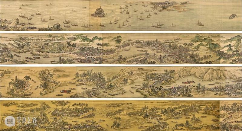 蘇富比呈献清宫旧藏：王翚等《康熙南巡图》第六卷及任仁发《五王醉归图》 蘇富比 清宫 王翚 康熙南巡图 任仁发 五王醉归图 香港 中国 古代 书画部 崇真艺客