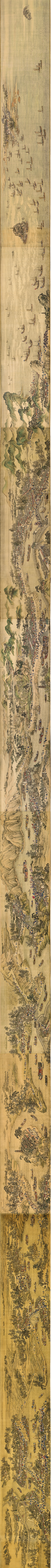 蘇富比呈献清宫旧藏：王翚等《康熙南巡图》第六卷及任仁发《五王醉归图》 蘇富比 清宫 王翚 康熙南巡图 任仁发 五王醉归图 香港 中国 古代 书画部 崇真艺客