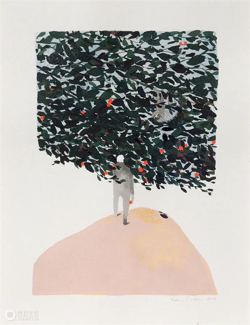 朴拙而恬静的画面 画面 南非 插画家 Katrin Coetzer 自然主义 气息 梦幻 作品 自然 崇真艺客