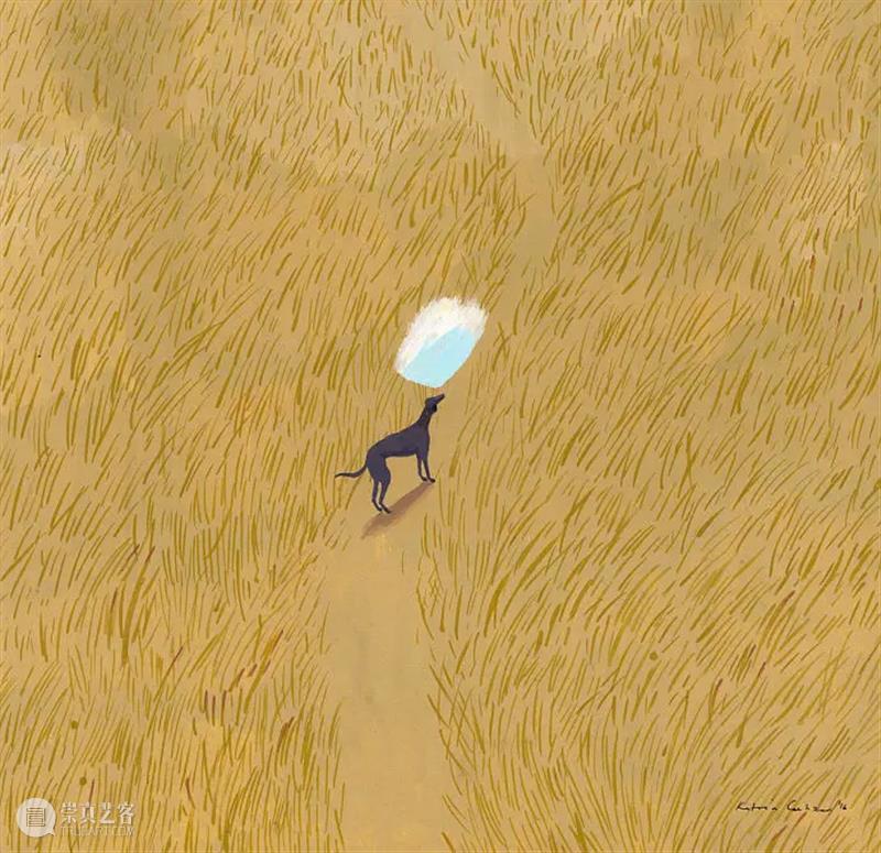 朴拙而恬静的画面 画面 南非 插画家 Katrin Coetzer 自然主义 气息 梦幻 作品 自然 崇真艺客