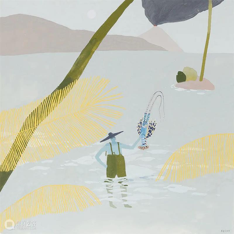 朴拙而恬静的画面 画面 南非 插画家 Katrin Coetzer 自然主义 气息 梦幻 作品 自然 崇真艺客