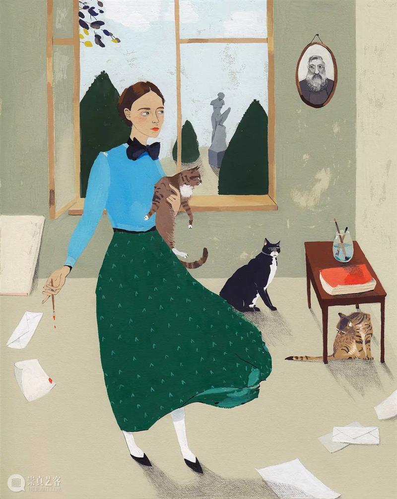 朴拙而恬静的画面 画面 南非 插画家 Katrin Coetzer 自然主义 气息 梦幻 作品 自然 崇真艺客