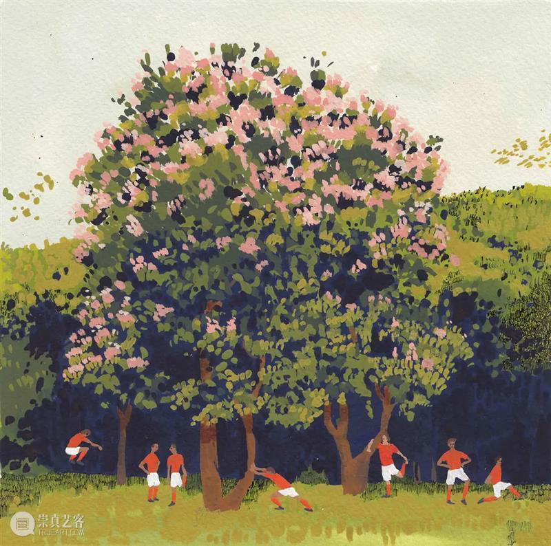 朴拙而恬静的画面 画面 南非 插画家 Katrin Coetzer 自然主义 气息 梦幻 作品 自然 崇真艺客
