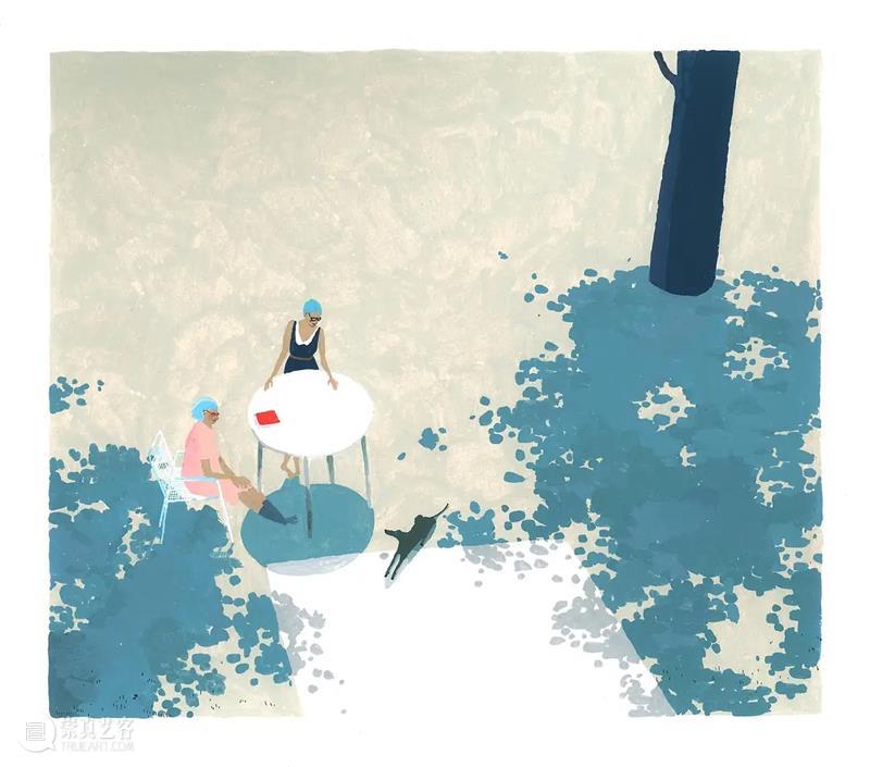朴拙而恬静的画面 画面 南非 插画家 Katrin Coetzer 自然主义 气息 梦幻 作品 自然 崇真艺客