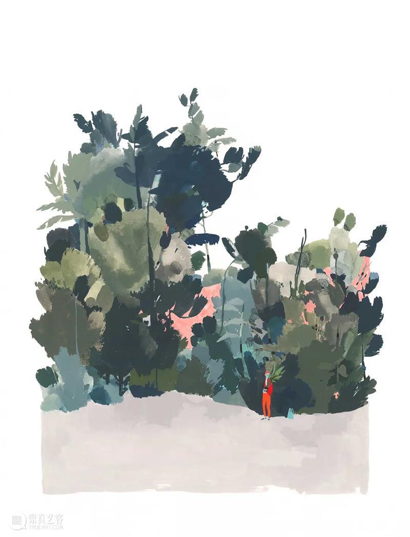 朴拙而恬静的画面 画面 南非 插画家 Katrin Coetzer 自然主义 气息 梦幻 作品 自然 崇真艺客