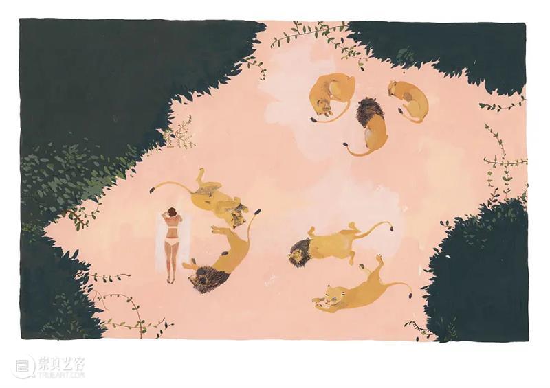 朴拙而恬静的画面 画面 南非 插画家 Katrin Coetzer 自然主义 气息 梦幻 作品 自然 崇真艺客