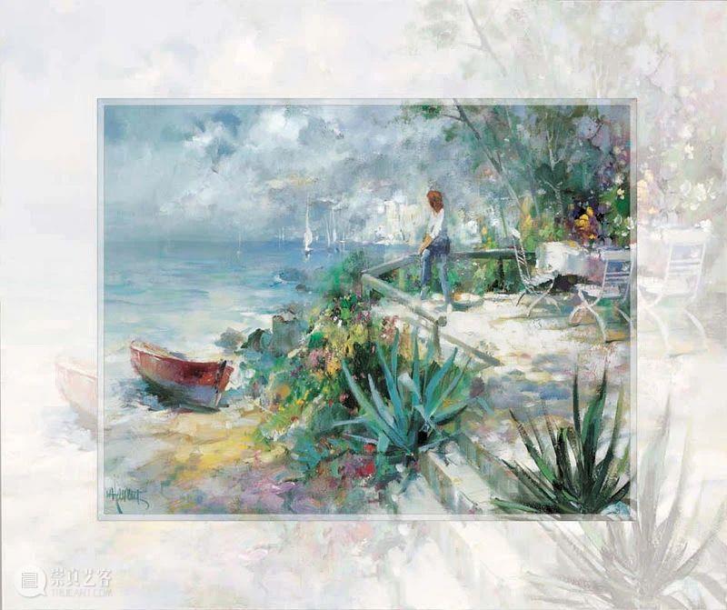 白色浪漫 白色 荷兰 印象派 画家 Haenraets 街头 水彩 场景 风格 色彩 崇真艺客