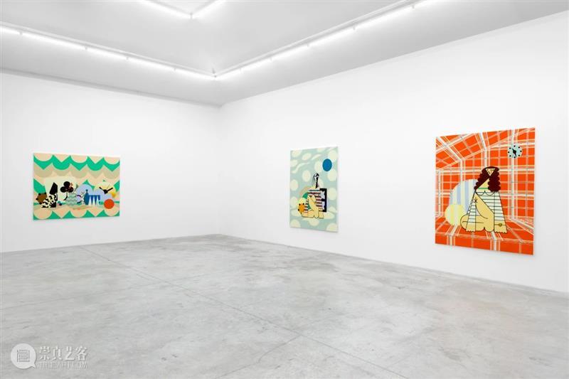 展览现场 | 法拉·阿塔斯（Farah Atassi）「绘画」@ 阿尔敏·莱希巴黎 法拉 阿塔斯 阿尔敏 莱希 巴黎 Atassi 现场 舞台 布面 油画 崇真艺客