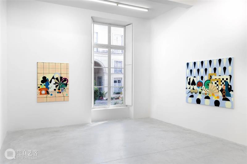 展览现场 | 法拉·阿塔斯(Farah Atassi)「绘画」@ 阿尔敏·莱希巴黎 法拉 阿塔斯 阿尔敏 莱希 巴黎 Atassi 现场 舞台 布面 油画 崇真艺客